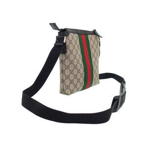 Gucci Messenger GG Shoulder Bag Flat Line Sherry Supreme